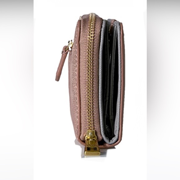 Fossil Emma RFID Mini Multi Wallet Rose Gold-Tone One Size - Picture 3 of 13